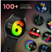 beatXP Vega 1.43" (3.6 cm) Super AMOLED Display, One-Tap Bluetooth Calling Smart Watch, 466 * 466px, 1000 Nits Brightness, Always On Display, 24/7 Health Monitoring, IP68 (Silver Silicone)